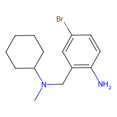 Chemical structure of Bromhexine Impurity D
