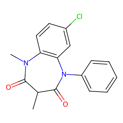 Chemical structure of Clobazam EP Impurity-C