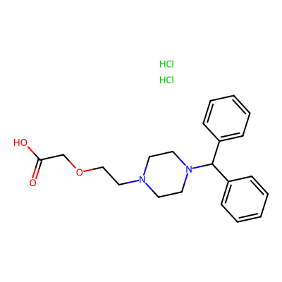 Chemical structure of Cetirizine EP Impurity F