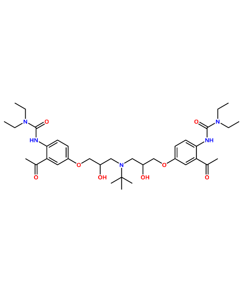 Chemical structure of Celiprolol EP Impurity E