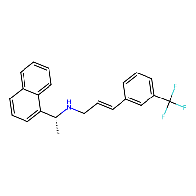 Chemical structure of Cinacalcet EP Impurity C