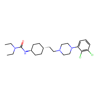 Chemical structure of Cariprazine Impurity 24