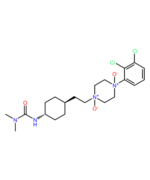 Chemical structure of Cariprazine DiN-Oxide