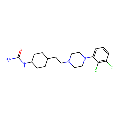 Chemical structure of Cariprazine Impurity 11