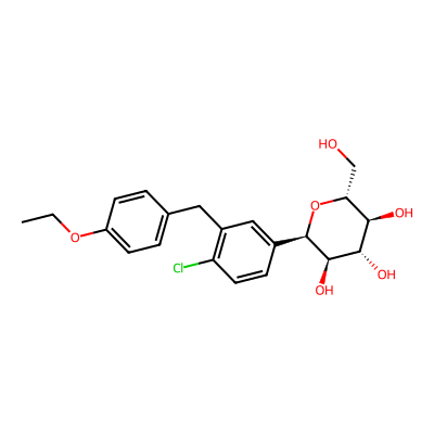 Chemical structure of Dapagliflozin Alpha Isomer