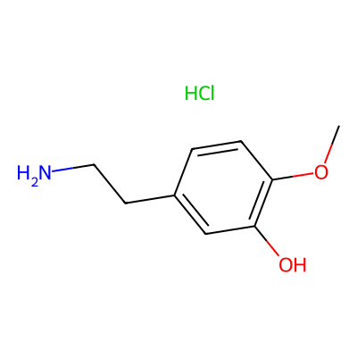 Chemical structure of Dopamine Impurity A