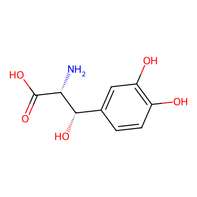 Chemical structure of Droxidopa Racemic standard