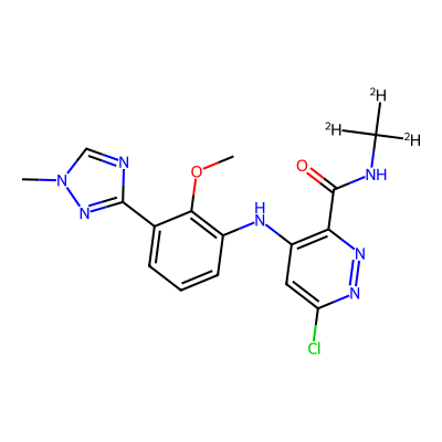 Chemical structure of Deucravacitinib Impurity 12