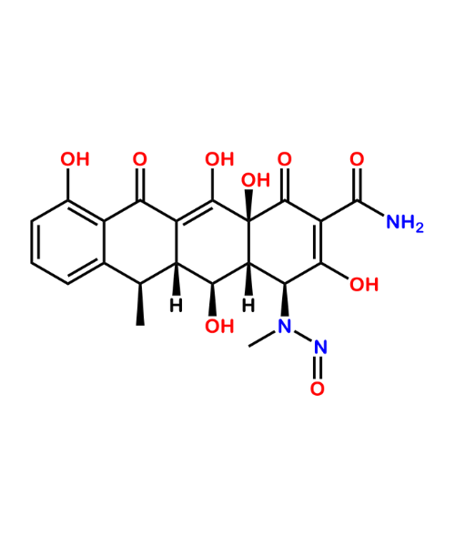 Chemical structure of N-Nitroso-N-Desmethyl Doxycycline