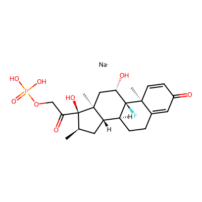Chemical structure of Dexamethasone Sodium Phosphate