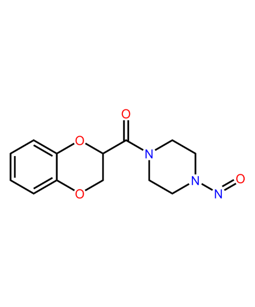 Chemical structure of N-Nitroso Doxazosin EP Impurity B