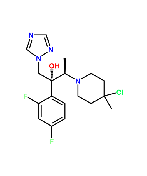 Chemical structure of Efinaconazole Acid Degradation Impurity I