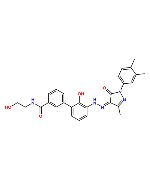 Chemical structure of Eltrombopag Olamine Impurity