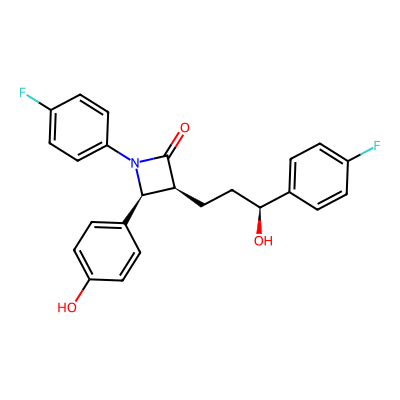 Chemical structure of Ezetimibe Impurity B