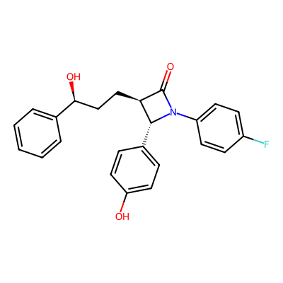 Chemical structure of (3'S,3R,4S)-Desfluoro Ezetimibe