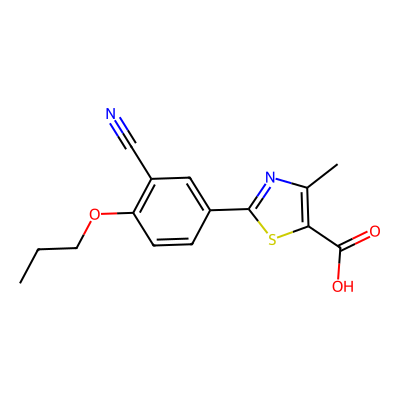 Chemical structure of Febuxostat USP Related Compound E