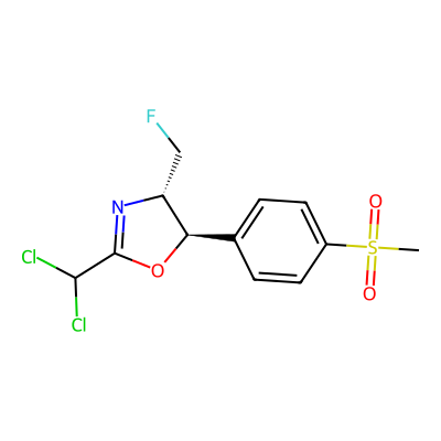 Chemical structure of Florfenicol cyclization substance