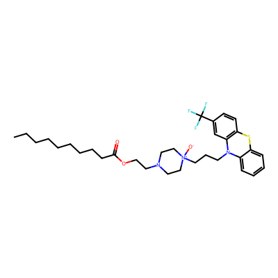 Chemical structure of Fluphenazine decanoate N-oxide-1