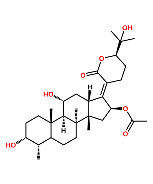 Chemical structure of Fusidic Acid Impurity C