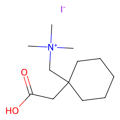 Chemical structure of Gabapentin quarternary salt