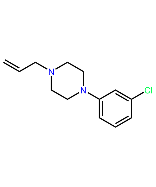 Chemical structure of 4-(3-Chlorophenyl) Allyl Piperazine