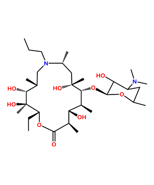 Chemical structure of 13-O-Decladinosyl Gamithromycin