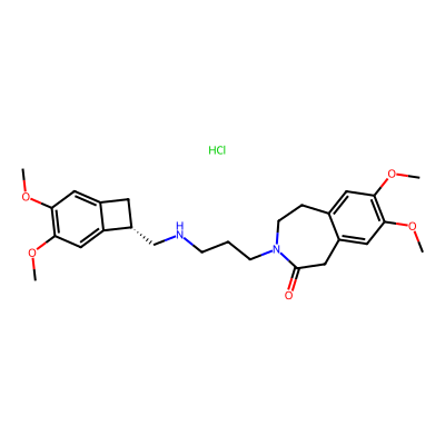 Chemical structure of N-Demethyl Ivabradine Hydrochloride