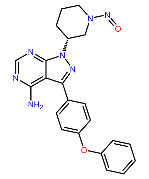 Chemical structure of N-Nitroso Ibrutinib Impurity 2