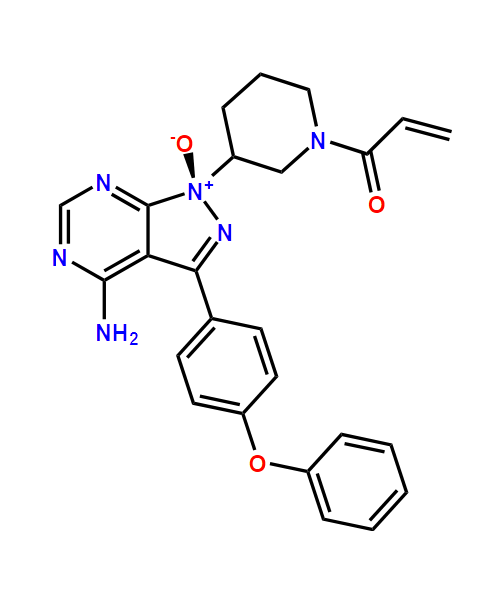 Chemical structure of Ibrutinib N-Oxide impurity