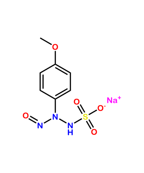 Chemical structure of Indomethacin Nitroso Impurity