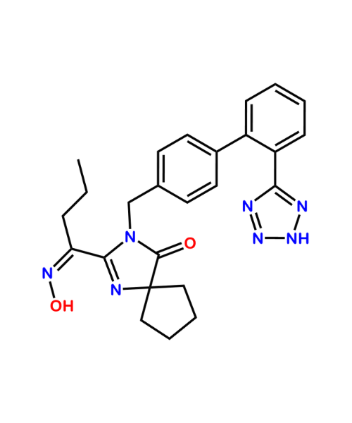 Chemical structure of Irbesartan Oxime