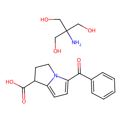 Chemical structure of Ketorolac