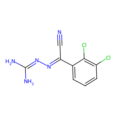 Chemical structure of Lamotrigine Impurity SCHIFF BASE