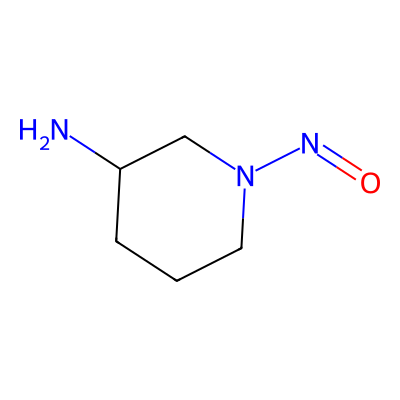 Chemical structure of 1-Nitrosopiperidin-3-amine