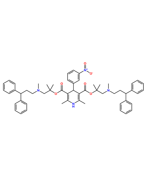 Chemical structure of Lercanidipine Impurity (Bis-analogue)