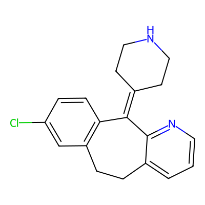 Chemical structure of Loratadine EP Impurity D