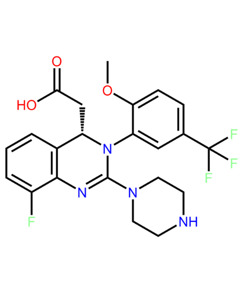 Chemical structure of Letermovir Impurity 4
