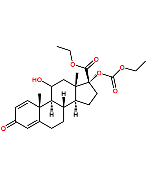 Chemical structure of Loteprednol Impurity 3