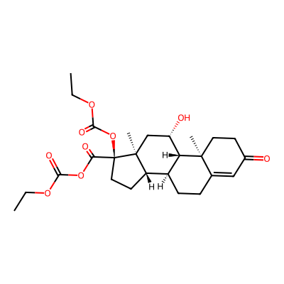 Chemical structure of Loteprednol Impurity 12