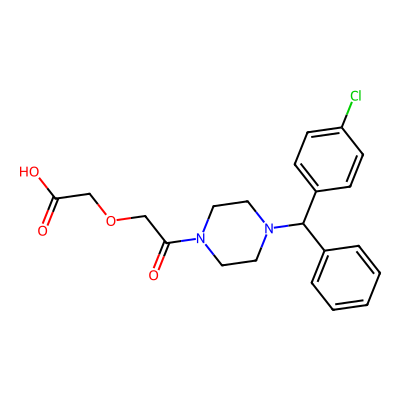 Chemical structure of Levocetirizine Impurity 14