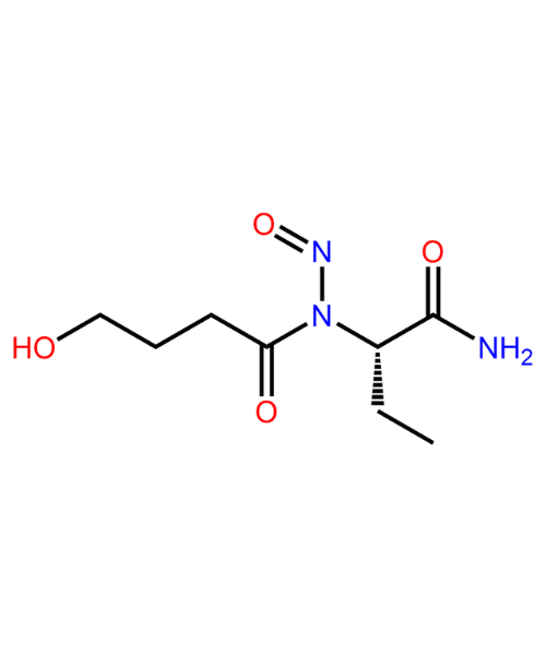 Chemical structure of N-Nitroso Levetiracetam