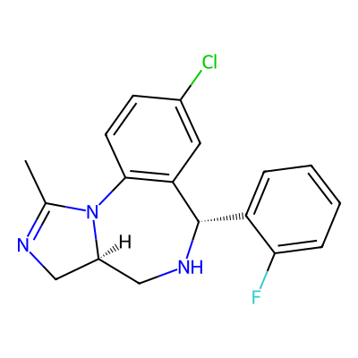 Chemical structure of Midazolam Impurity G