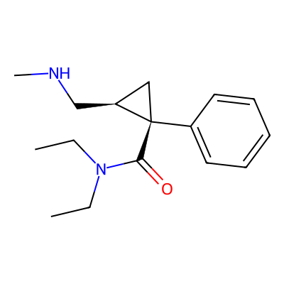 Chemical structure of Milnacipran methyl amine impurity