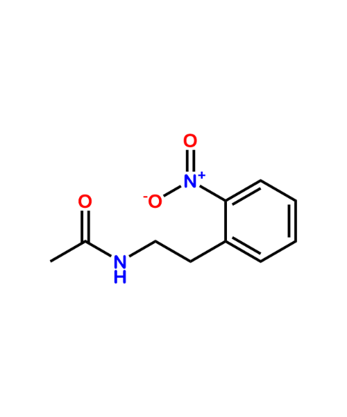 Chemical structure of N-(2-Nitrophenethyl)acetamide