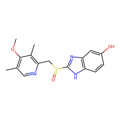 Chemical structure of 5-O-Desmethyl Omeprazole Metabolite