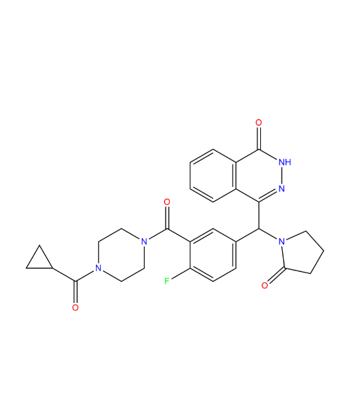 Chemical structure of Olaparib Impurity 13