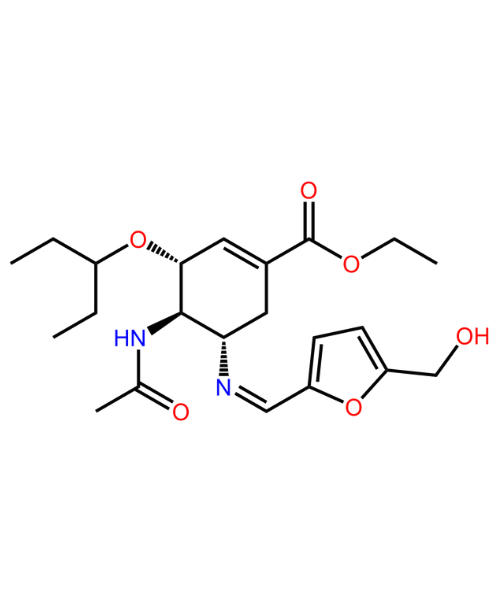 Chemical structure of Oseltamivir Impurity 7