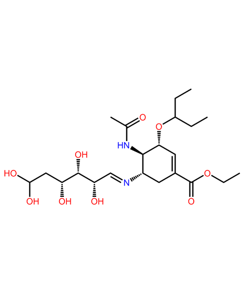 Chemical structure of Oseltamivir Impurity 3