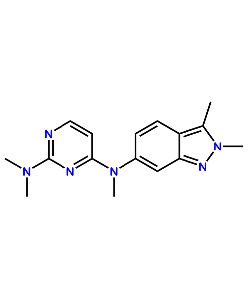 Chemical structure of Dimethyl amine N-Methyl Pazopanib