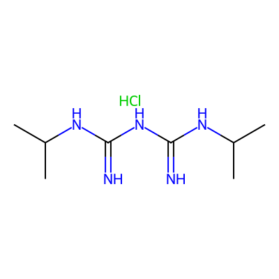 Chemical structure of Proguanil Hydrochloride Impurity D